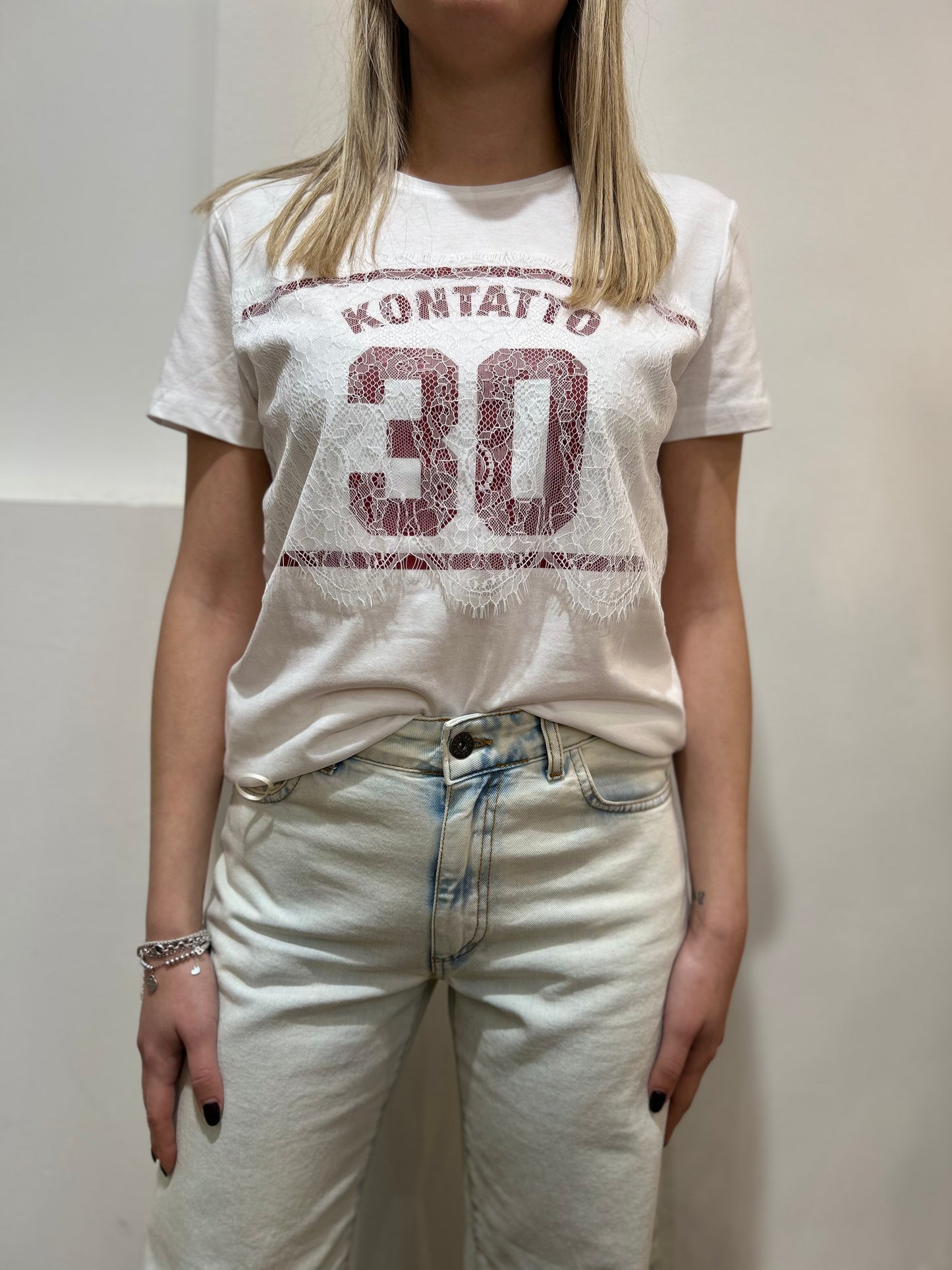 Kontatto T shirt con stampa